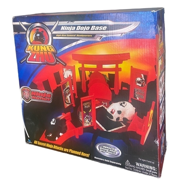NIB ZhuZhu Pets KUNG ZHU‎ Ninja Dojo Base High-Rise Samurai Headquarters - Picture 1 of 2